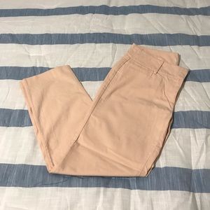 Loft Pink Ankle Pants
